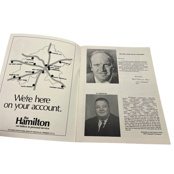 1974 USVBA Volleyball Championships Program Knoxville TN YMCA - Picture 3 of 8